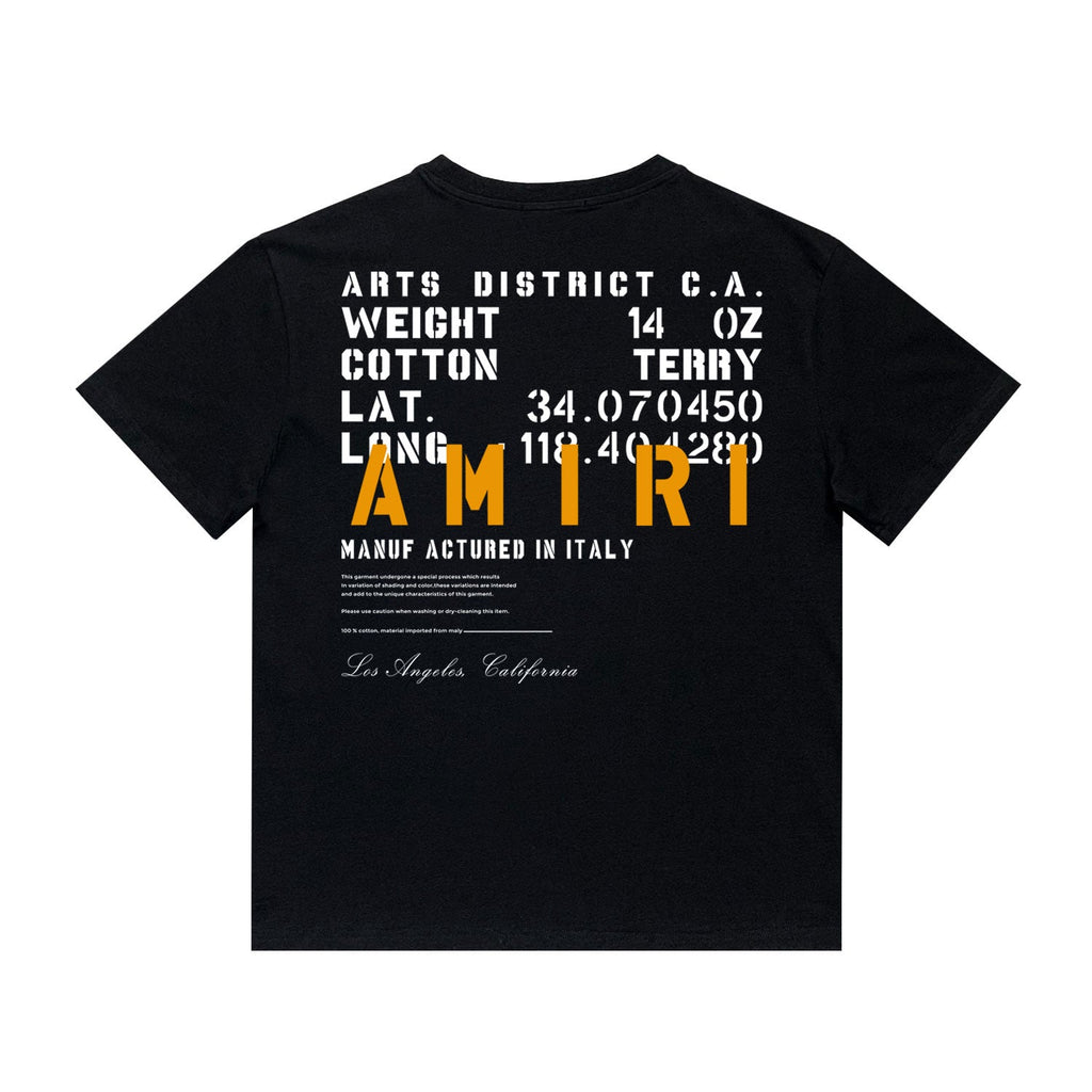 Amr Military Black Specs Schablonen-T-Shirt