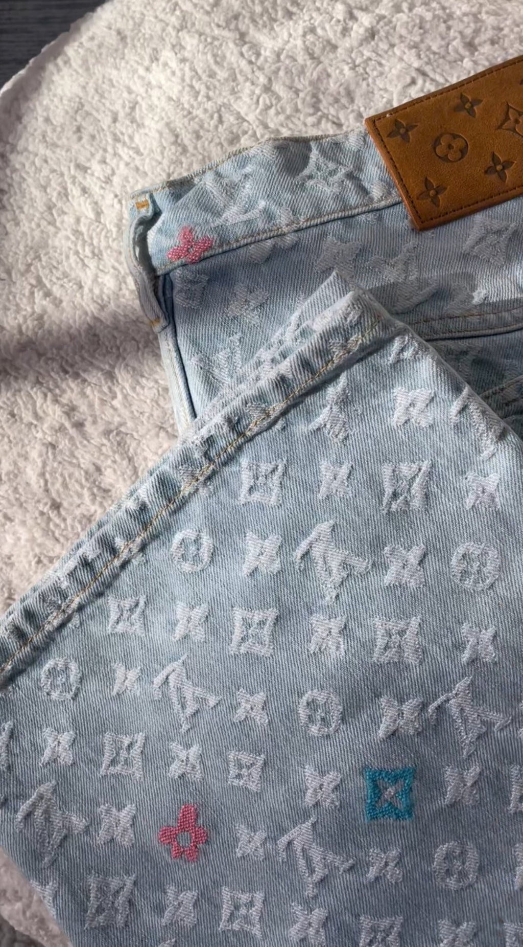LV Monogram jeans - UNCCENSORED