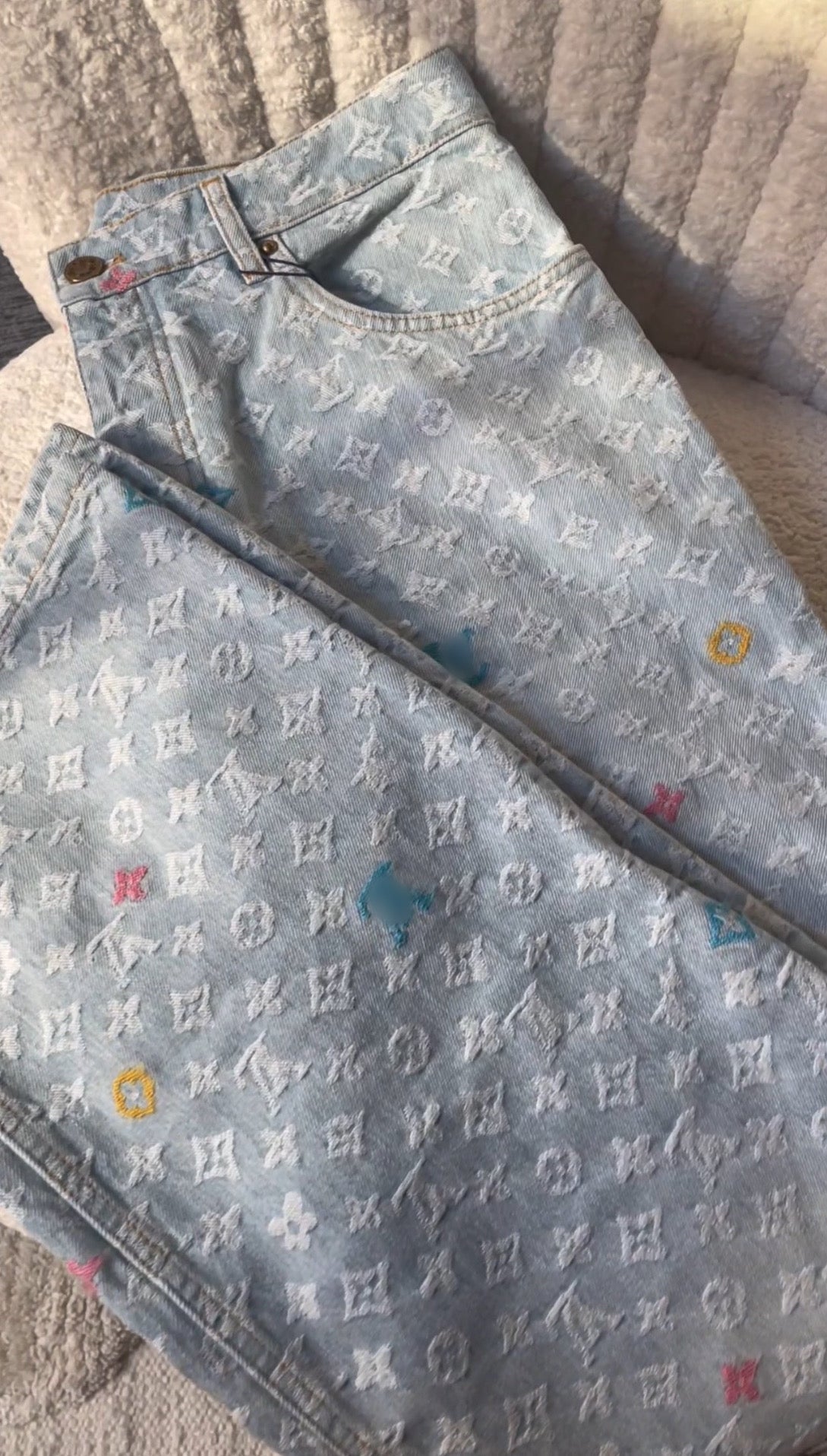 LV Monogram jeans - UNCCENSORED