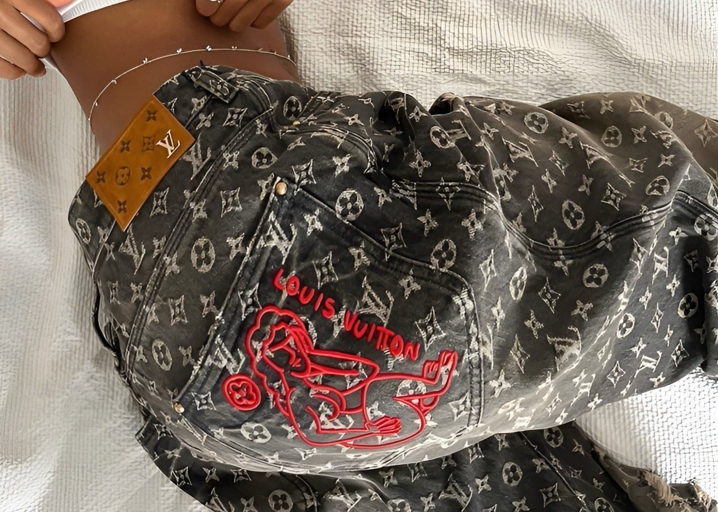 LV Monogram Vintage Jeans - UNCCENSORED