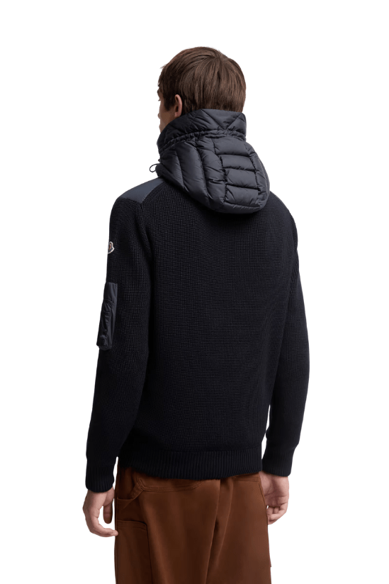 'MC' Cardigan mit Kapuze - UNCCENSORED