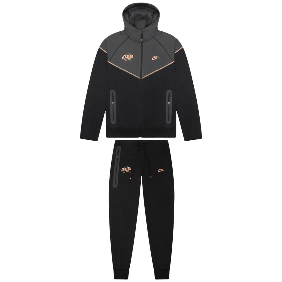 Syna Tech Black Tracksuit - UNCENSORED™
