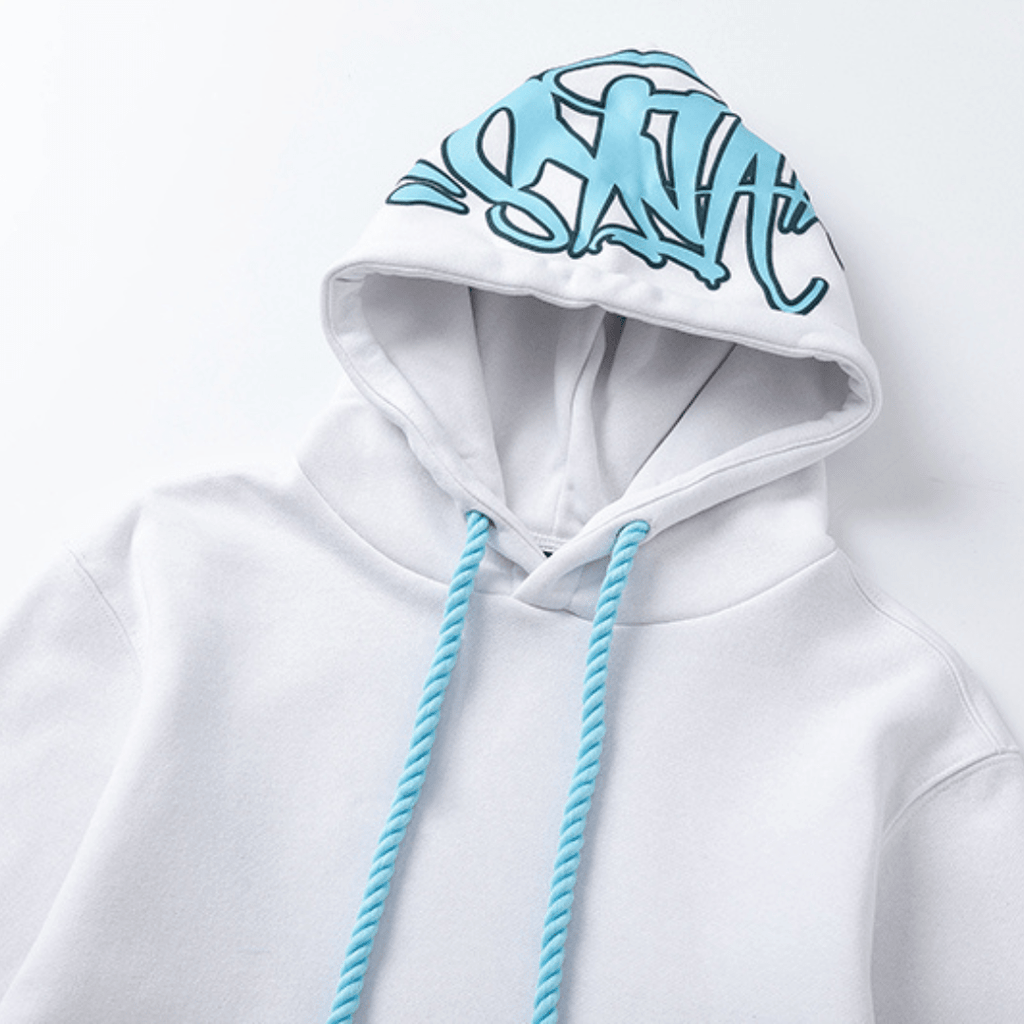 Syna White Blue Trainingsanzug