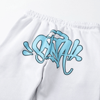 Syna White Blue Trainingsanzug