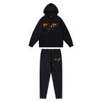 Chenille Decoded Black Orange Tracksuit
